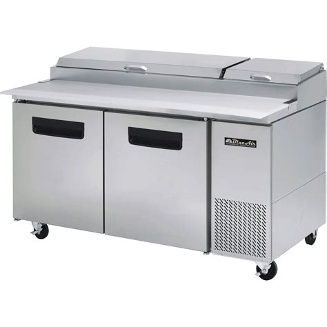 commercial pizza prep table refrigerator